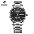 Cadisen 2012 Lovers Watch Luxury Brand Stainless Steel Display Date Waterproof Mens Quartz Watch Couple Watches